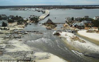 a city in a flood